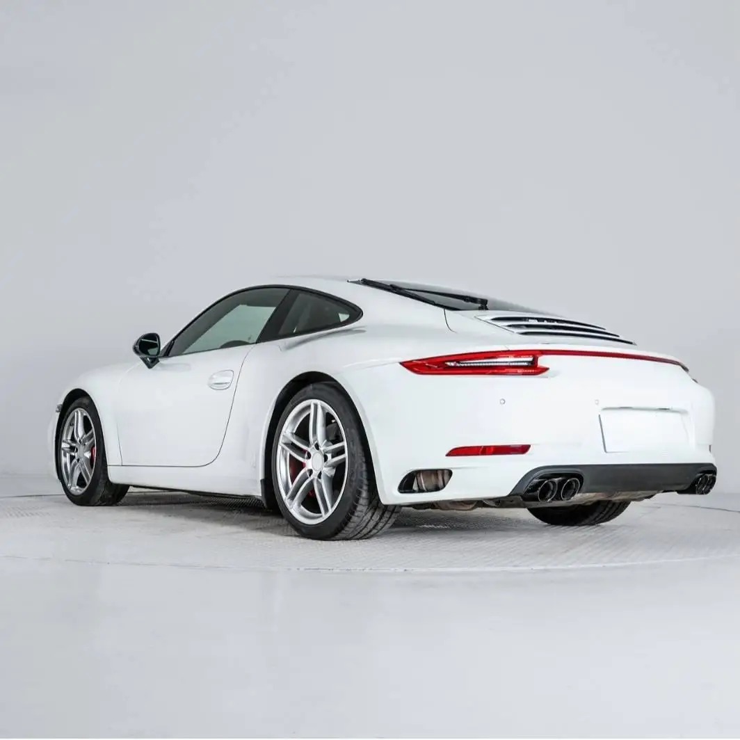 New Wet Carbon Fiber Rear Bumper Vent Diffuser for 911 991.2 2017-2019 OE Style Replacement Airflow Upgrade